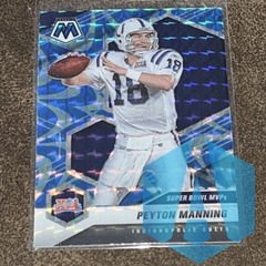 2021 Panini Mosaic Peyton Manning #287 Blue Reactive Prizm SP Colts